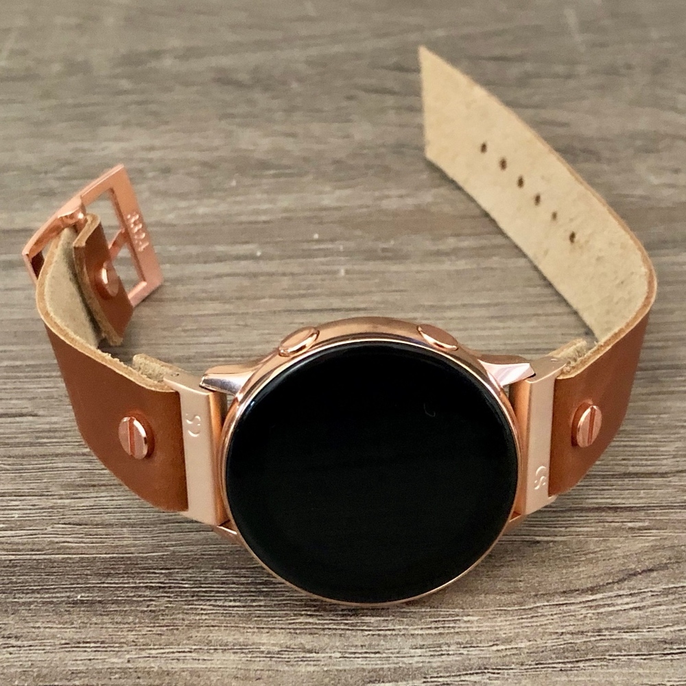 Light Brown Rose Gold Galaxy Watch Active2 Band